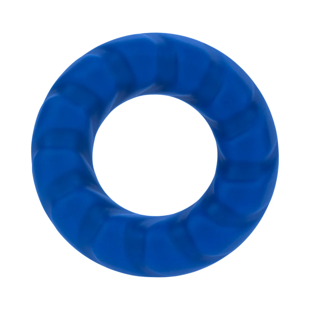 Forto F-25 Liquid Silicone Cockring 23mm Blue - Image 2