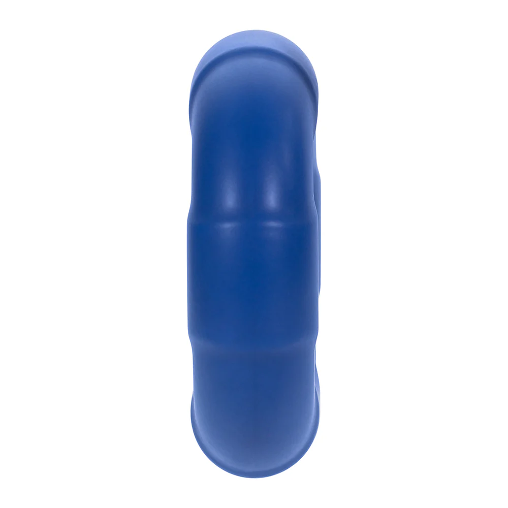 Forto F-33 Liquid Silicone Cockring Large Blue - Image 4
