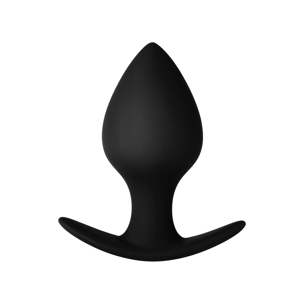 Forto F-60 Spade Silicone Anal Plug Small Black - Image 2