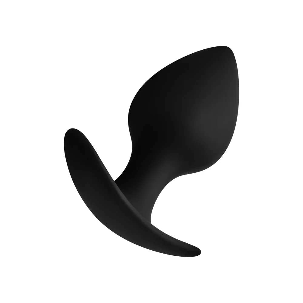Forto F-60 Spade Silicone Anal Plug Small Black - Image 4