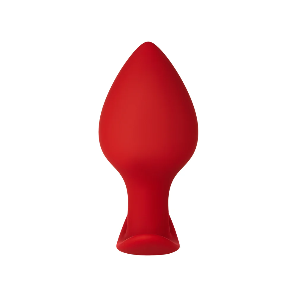 Forto F-60 Spade Silicone Anal Plug Small Red - Image 3