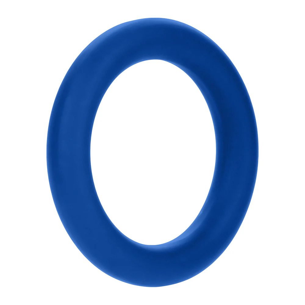 Forto F-61 3-Piece Silicone Cockring Set Blue - Image 8