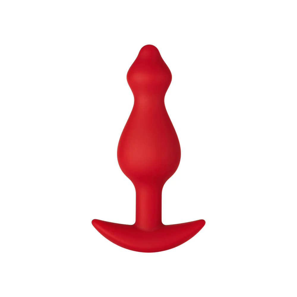 Forto F-78 Pointee Silicone Anal Plug Medium Red - Image 2