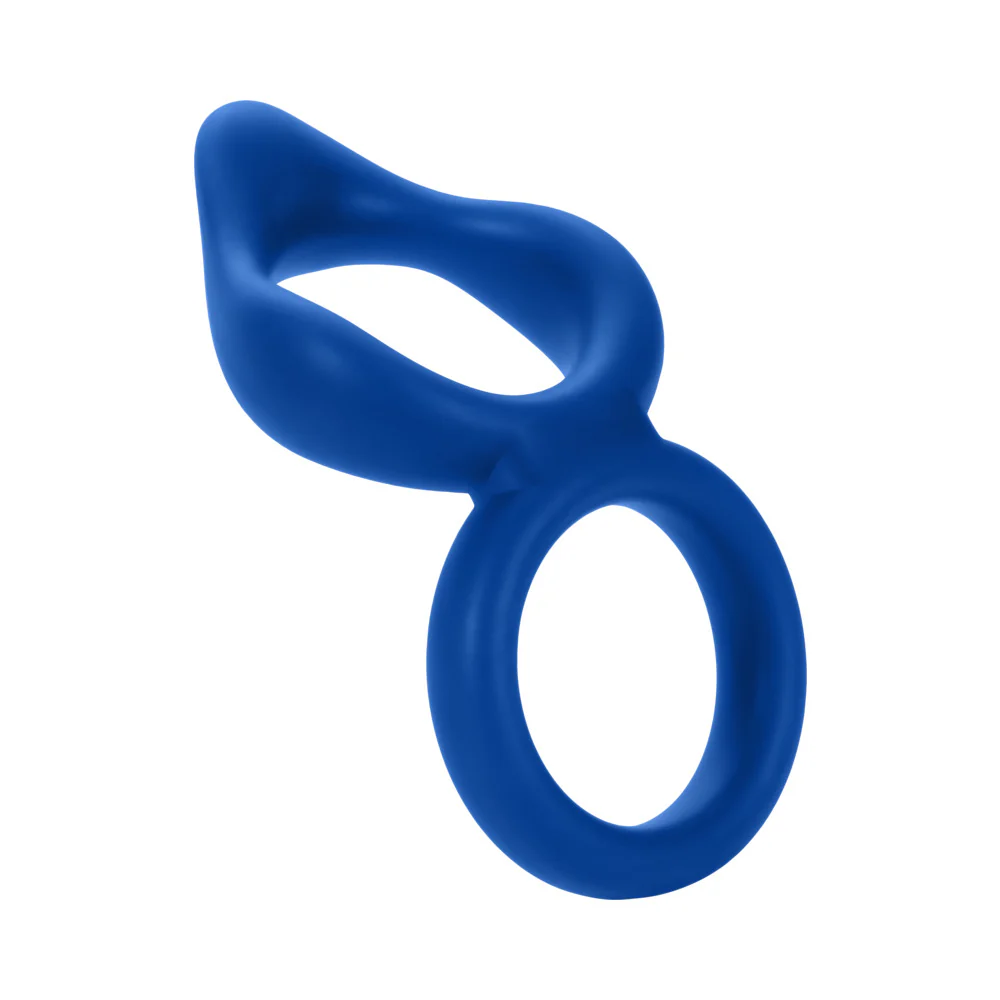 Forto F-88 Liquid Silicone Cock & Ball Ring Blue - Image 3