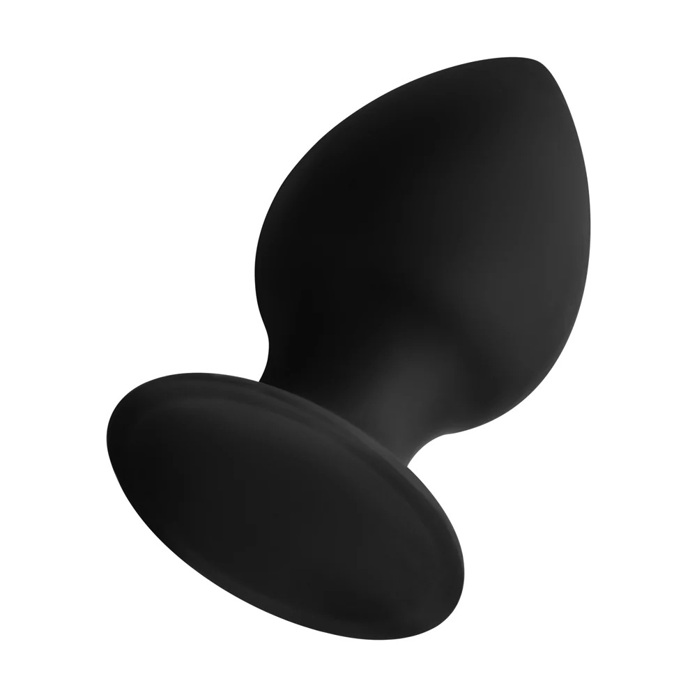 Forto F-98 Cone Silicone Anal Plug Large Black - Image 3