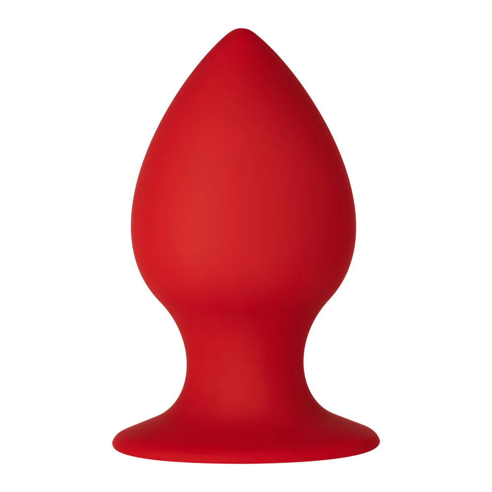 Forto F-98 Cone Silicone Anal Plug Large Red - Image 2