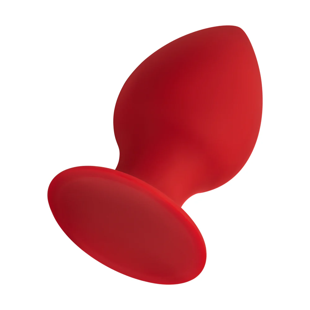 Forto F-98 Cone Silicone Anal Plug Large Red - Image 3
