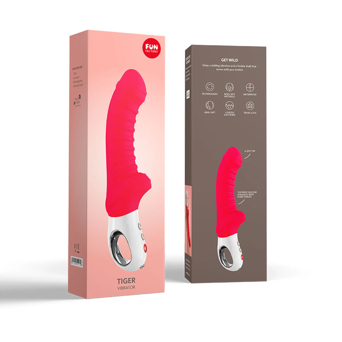 Fun Factory Tiger Vibrator India Red - Image 7