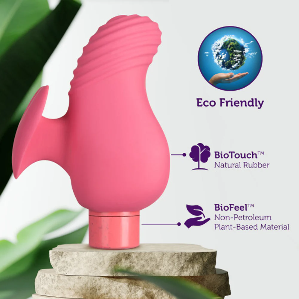 Gaia Eco Love Bullet Vibrator and Sleeve Coral - Image 5