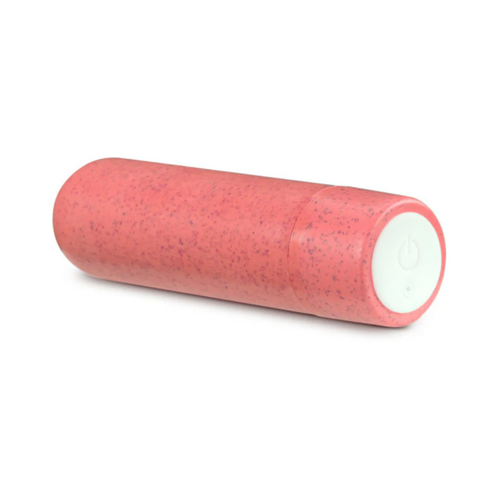 Gaia Eco Rechargeable Bullet Vibrator Coral - Image 4