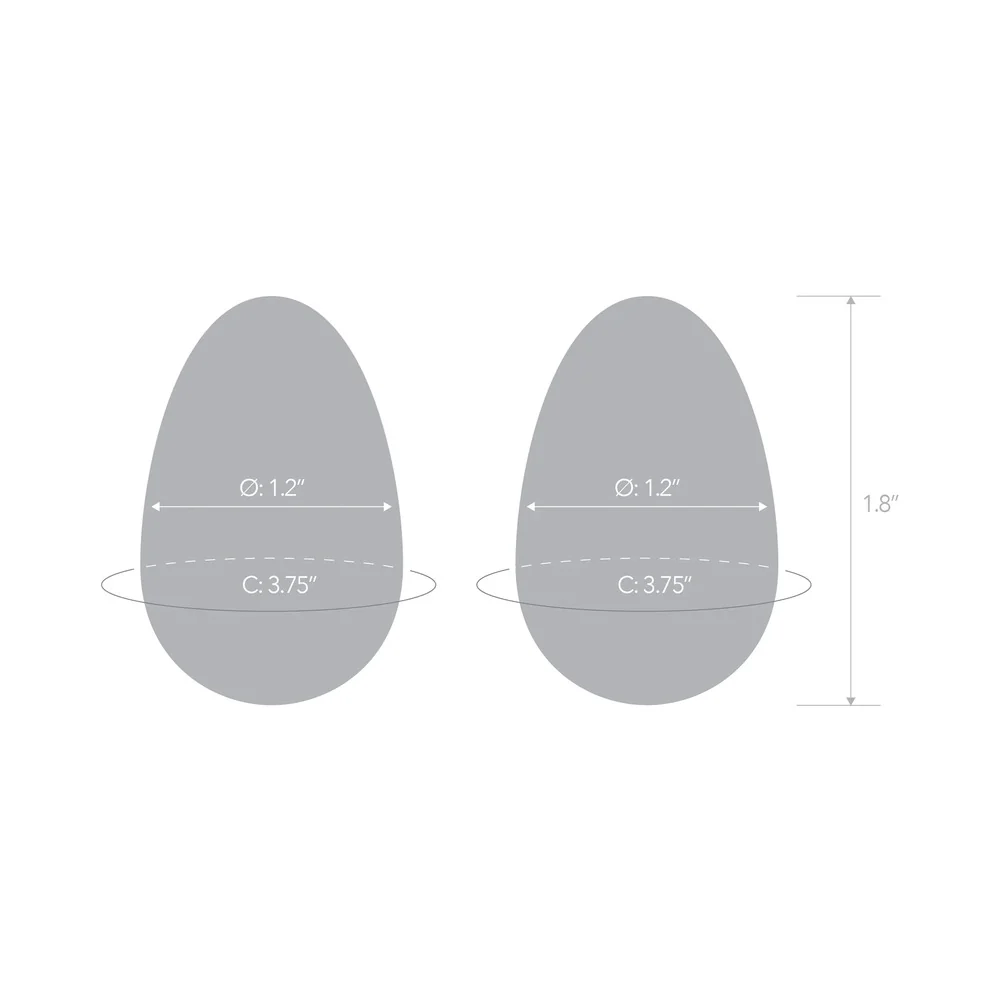 Glas 2-Piece Glass Yoni Egg Set - Image 7