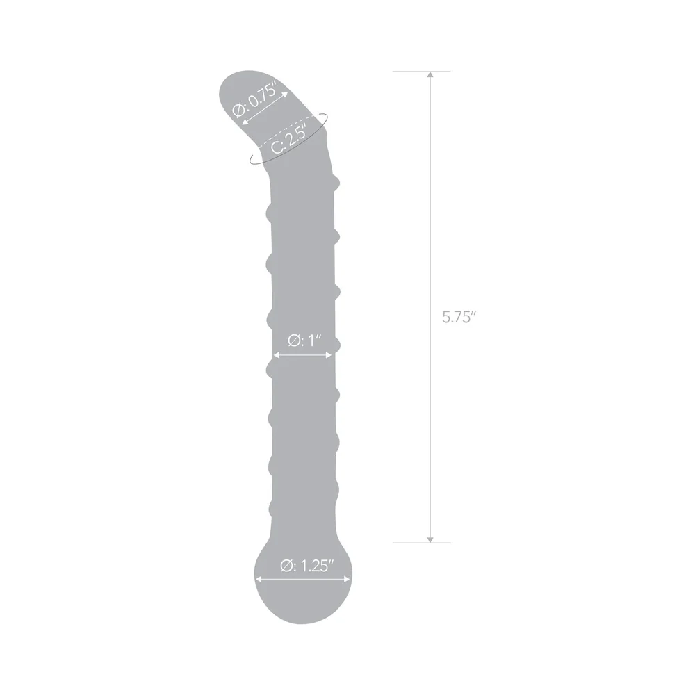Glas Mr. Swirly 6.5 in. G-Spot Glass Dildo - Image 7