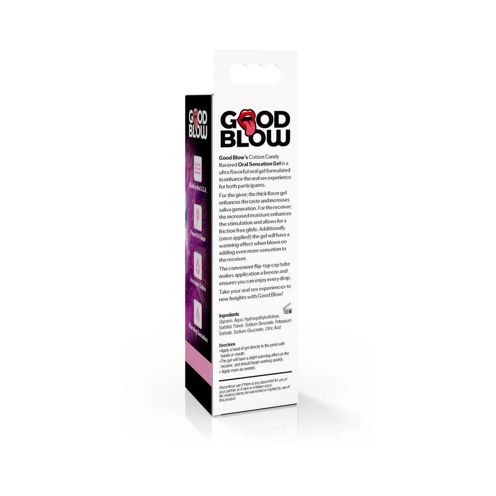 Good Blow Oral Sensation Gel Strawberry/Cotton Candy POP Display - Image 5