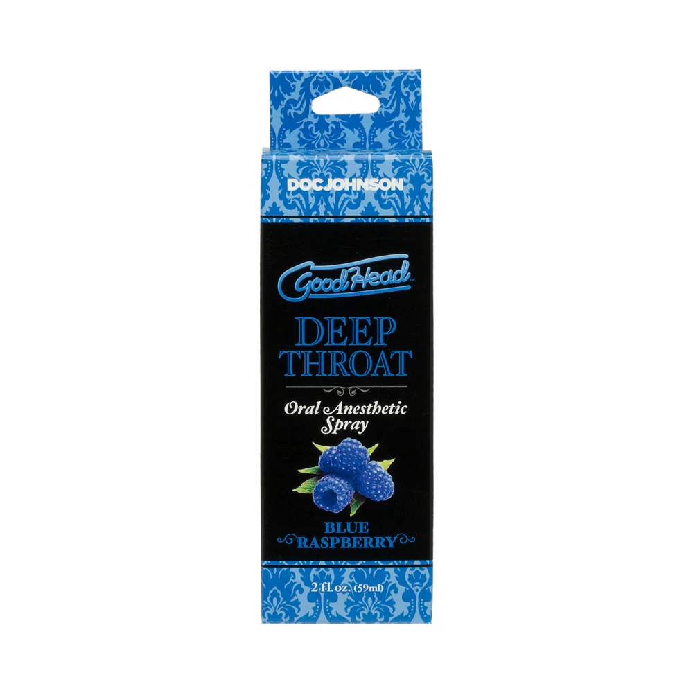 GoodHead Deep Throat Spray Blue Raspberry - Image 4