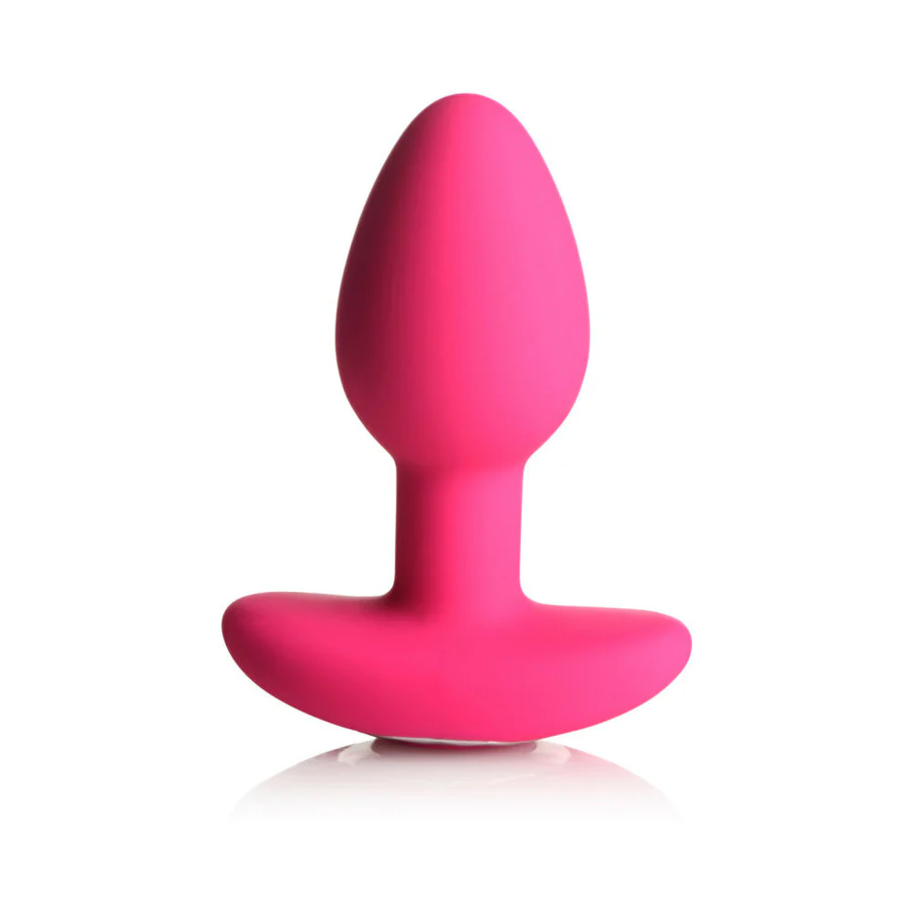 Curve Toys Gossip Pop Rocker Rechargeable Remote-Controlled Silicone Vibrating Anal Plug Magenta - Image 3