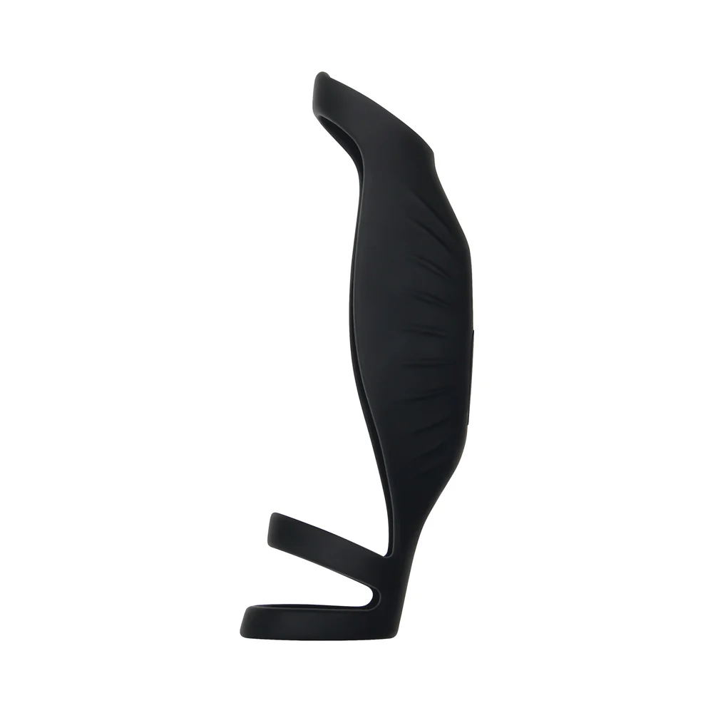 Gender X Rocketeer Rechargeable Triple-Ring Vibrating Silicone Penis Sheath Black - Image 10