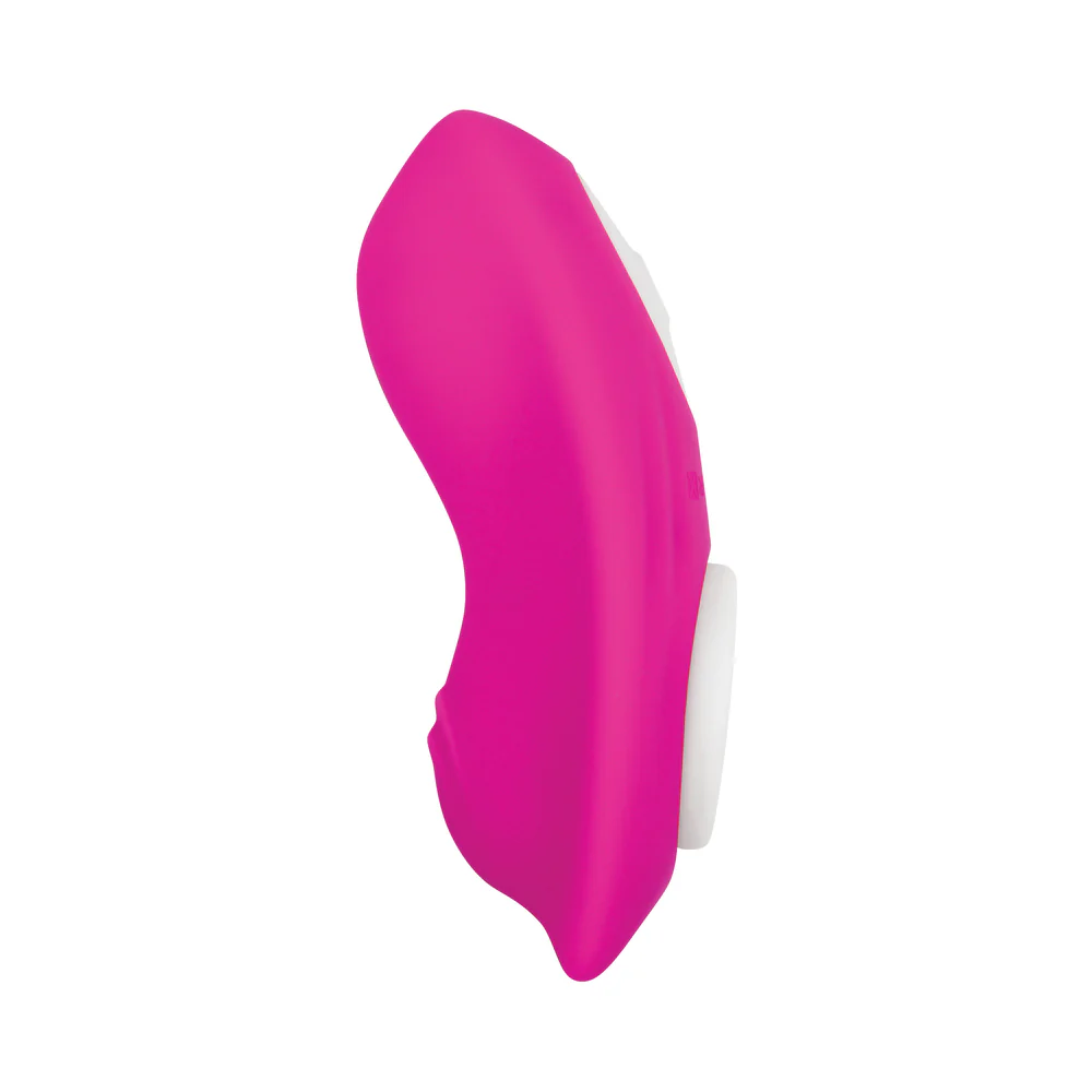 Gender X Under The Radar Rechargeable Remote-Controlled Magnetic Silicone Underwear Vibrator Pink - Image 6