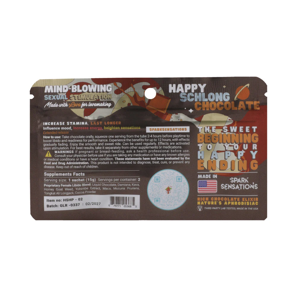 Happy Schlong His Chocolate 12 Pack Display (15g per pack - 2 servings) - Image 3