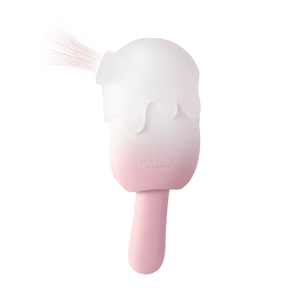 Honey Play Box Bite Me Sucking Tapping & Vibrating Cream Pop Stimulator - Image 2
