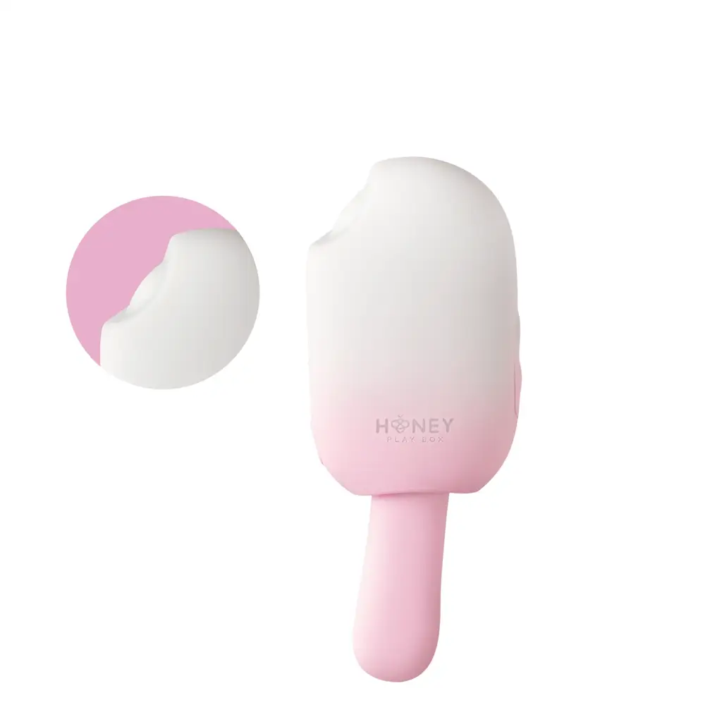 Honey Play Box Bite Me Sucking Tapping & Vibrating Cream Pop Stimulator - Image 4