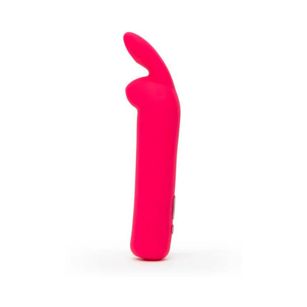 Happy Rabbit Rechargeable Silicone Bullet Vibrator With Ears Pink - Image 3