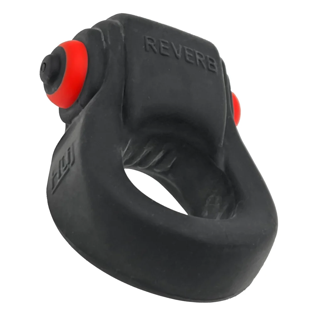 Hunkyjunk Revring Cockring with Bullet Vibrator Tar Ice - Image 4