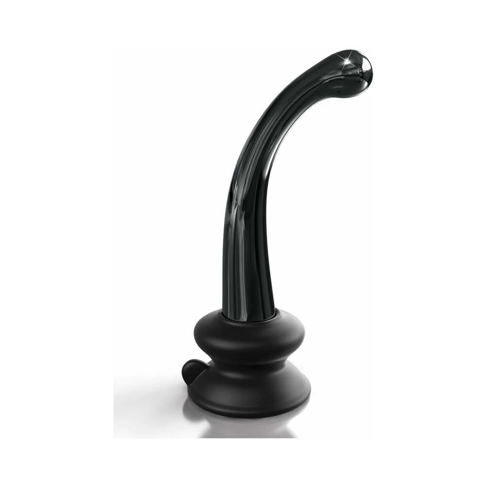 Icicles No. 87 Curved Glass G-Spot Massager With Suction Cup Black - Image 2