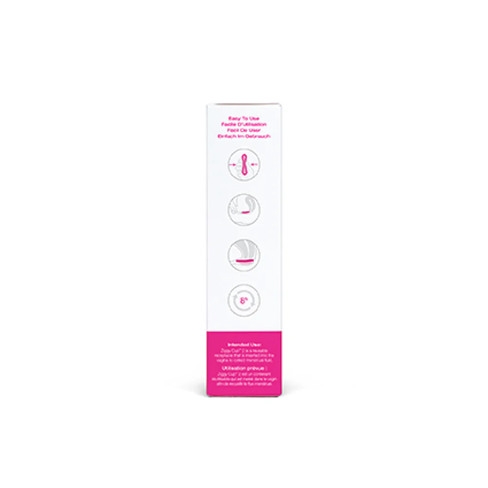 INTIMINA Ziggy Cup 2 Flat-Fit Menstrual Cup Size B - Image 5