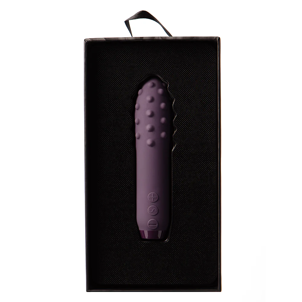 Je Joue Duet Rechargeable Silicone Multi-Surfaced Bullet Vibrator Purple - Image 7