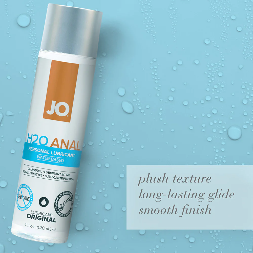 JO H2O Anal Original Water-Based Lubricant 4 oz. - Image 4