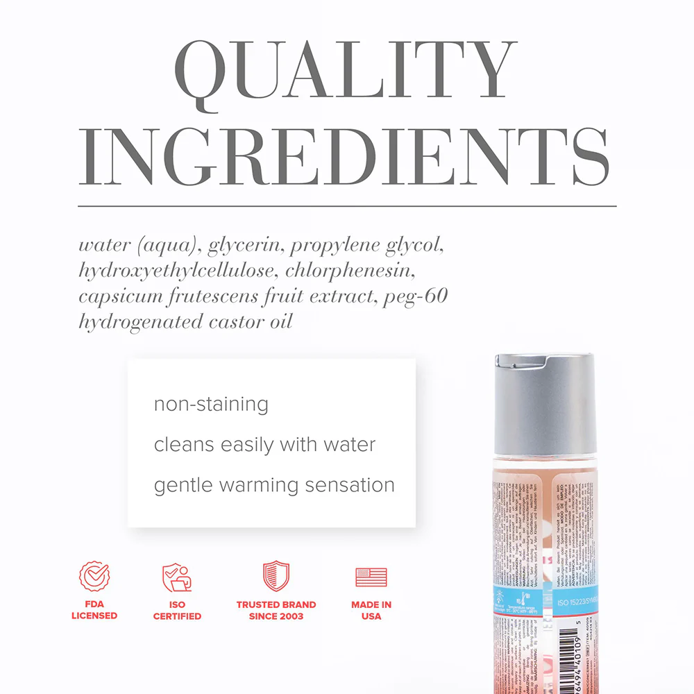 JO H2O Anal Warming Water-Based Lubricant 2 oz. - Image 2