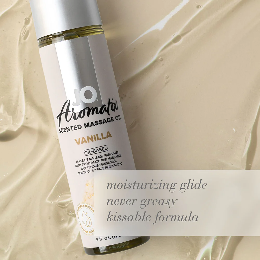 JO Aromatix Vanilla Scented Massage Oil 4 oz. - Image 5