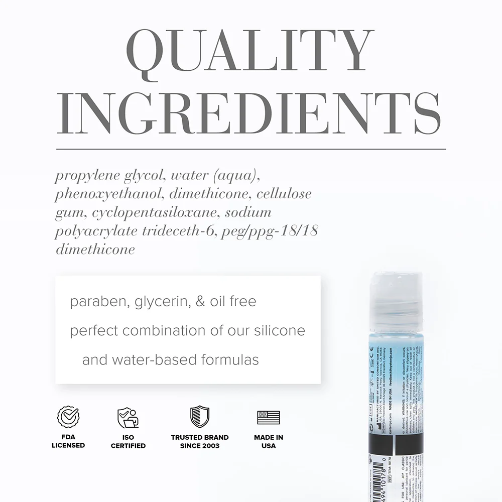 JO Classic Hybrid Lubricant 1 oz. - Image 2