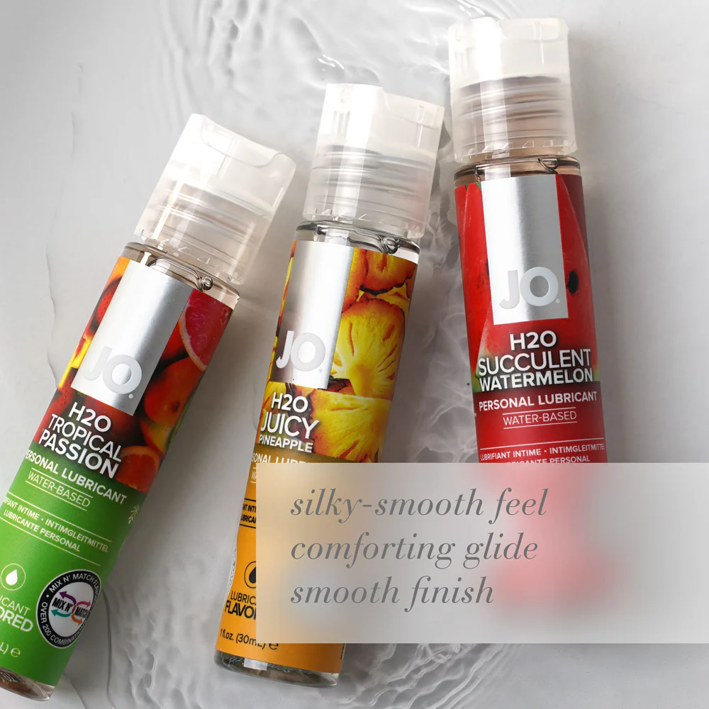 JO H2O Tropical Passion Flavored Water-Based Lubricant 4 oz. - Image 4