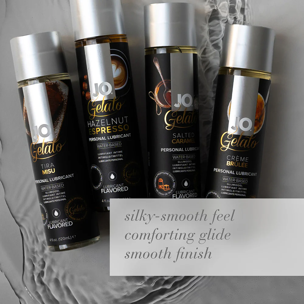 JO Gelato Salted Caramel Flavored Water-Based Lubricant 1 oz. - Image 4