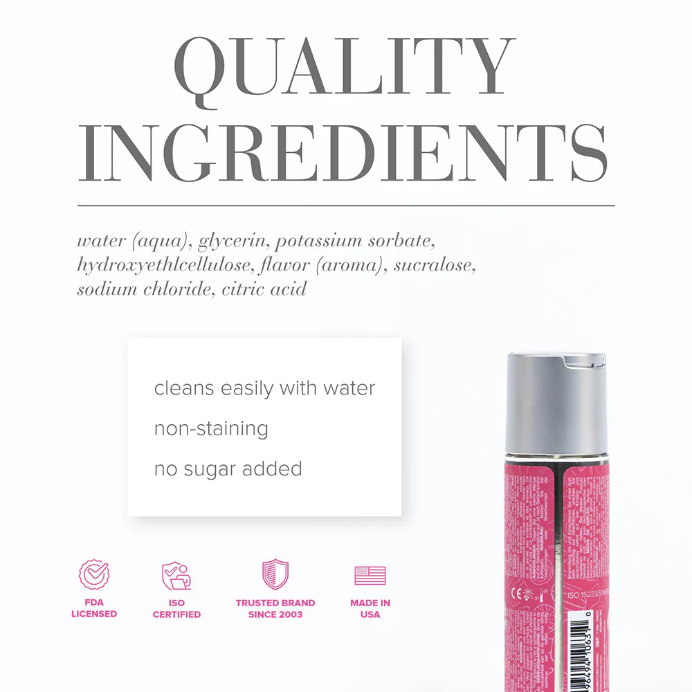 JO Candy Shop Cotton Candy Flavored Water-Based Lubricant 2 oz. - Image 3