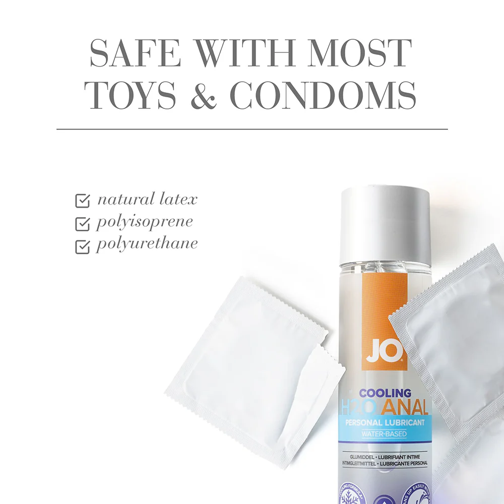 JO H2O Anal Cooling Water-Based Lubricant 4 oz. - Image 3