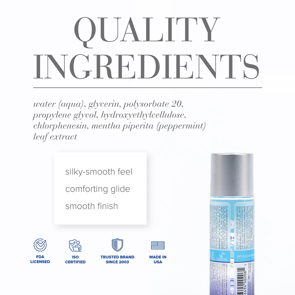 JO H2O Cooling Water-Based Lubricant 2 oz. - Image 2