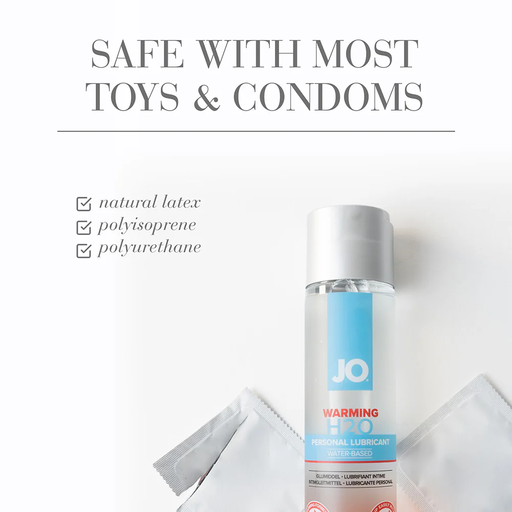 JO H2O Warming Water-Based Lubricant 8 oz. - Image 3