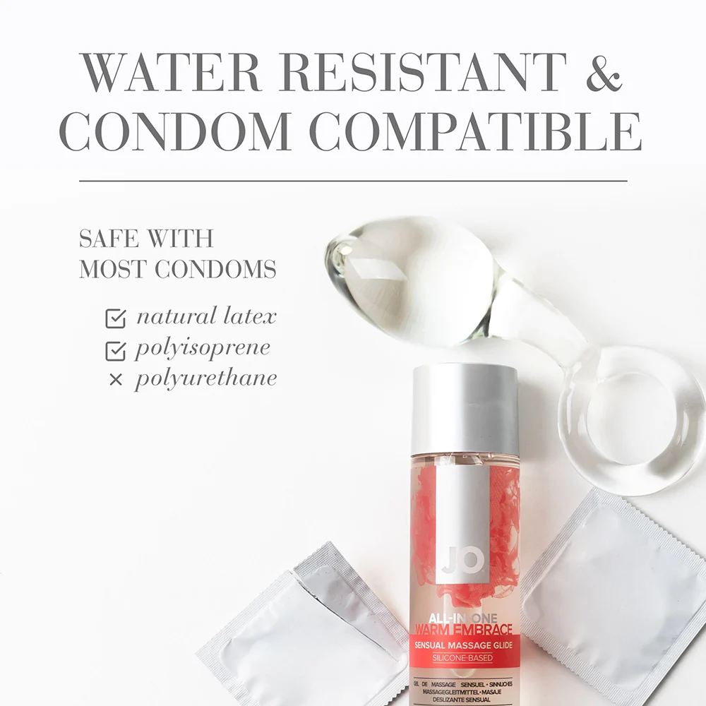 JO All-In-One Sensual Massage Glide Warming 1 oz. - Image 3