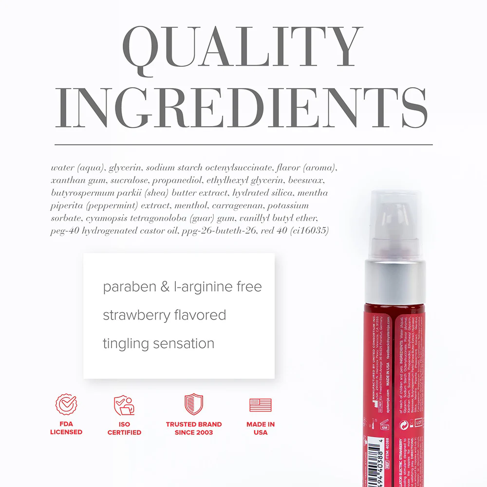 JO Nipple Titillator Arousal Gel Strawberry 1 oz. - Image 2