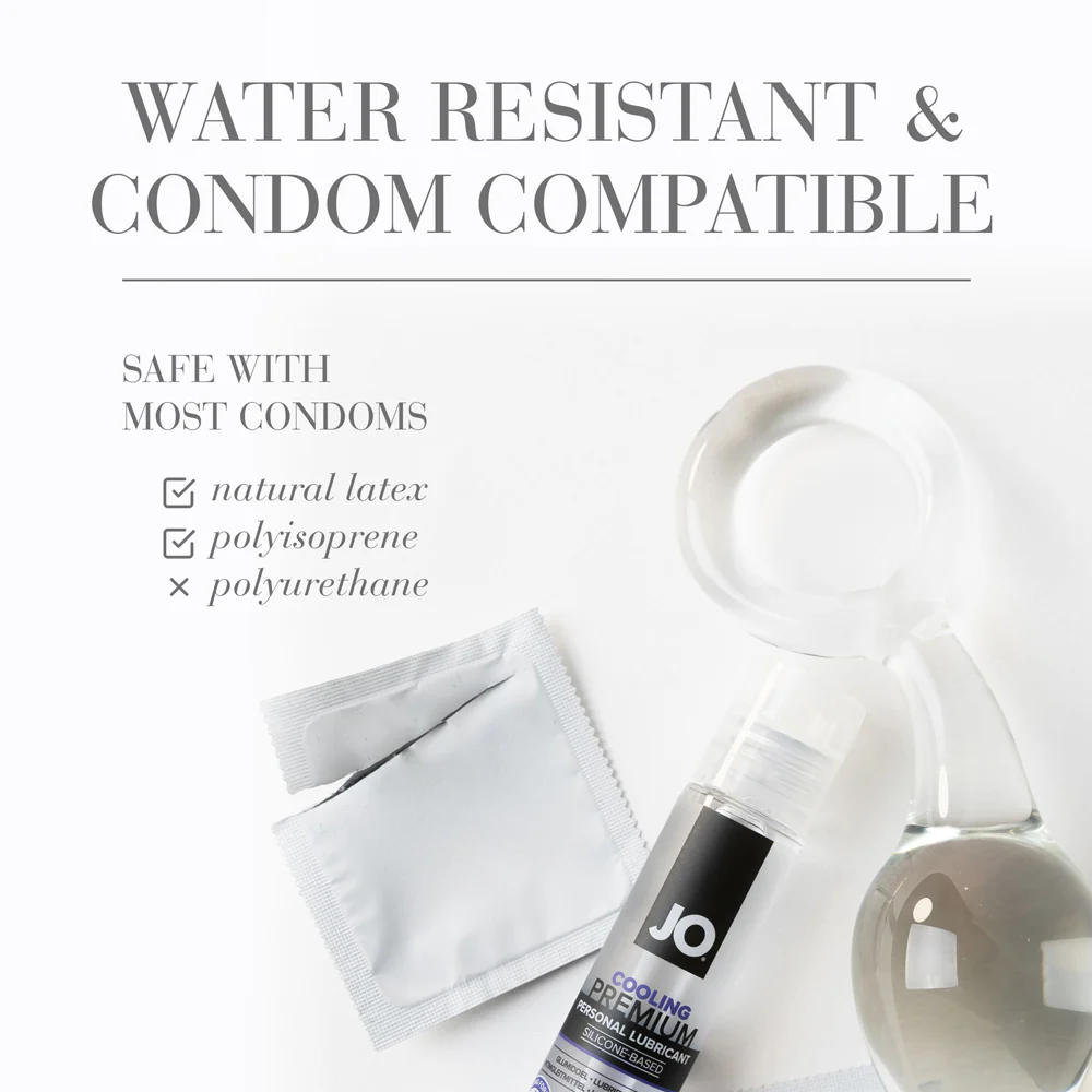 JO Premium Cooling Silicone-Based Lubricant 2 oz. - Image 3