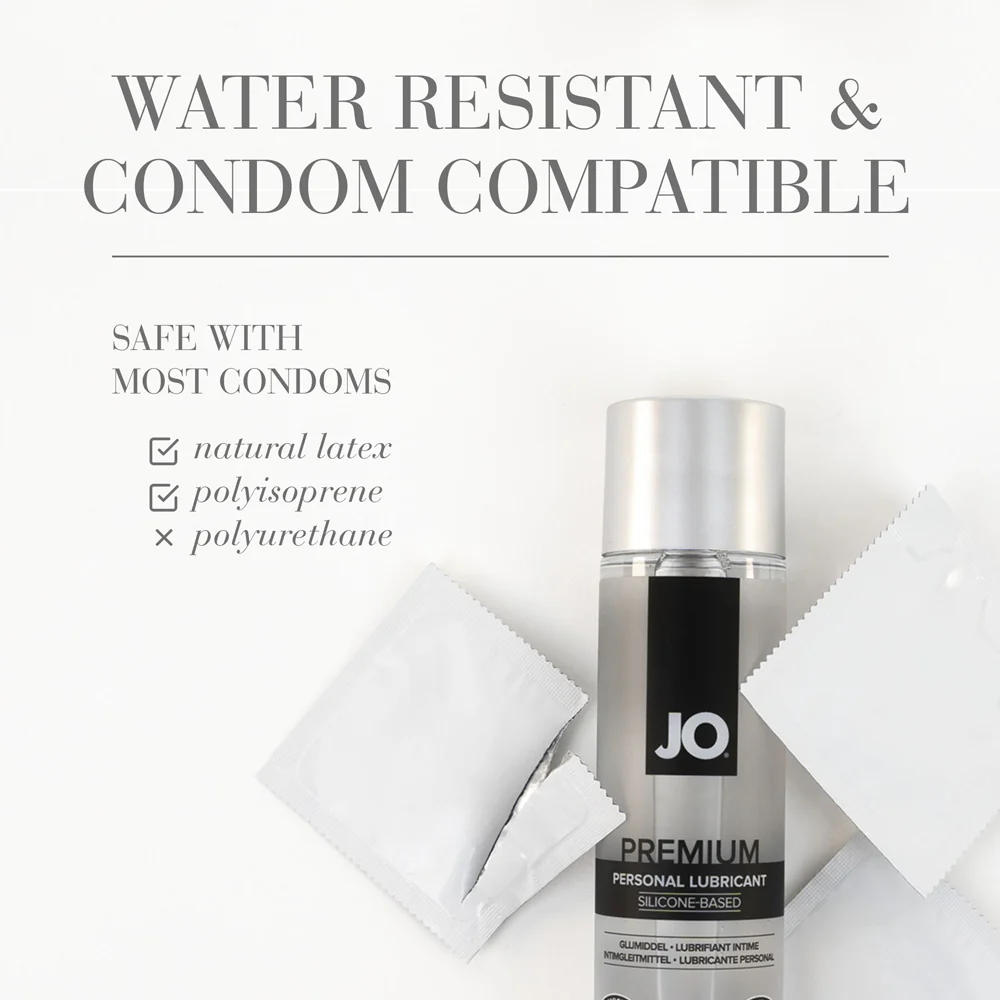 JO Premium Original Silicone-Based Lubricant 8 oz. - Image 3