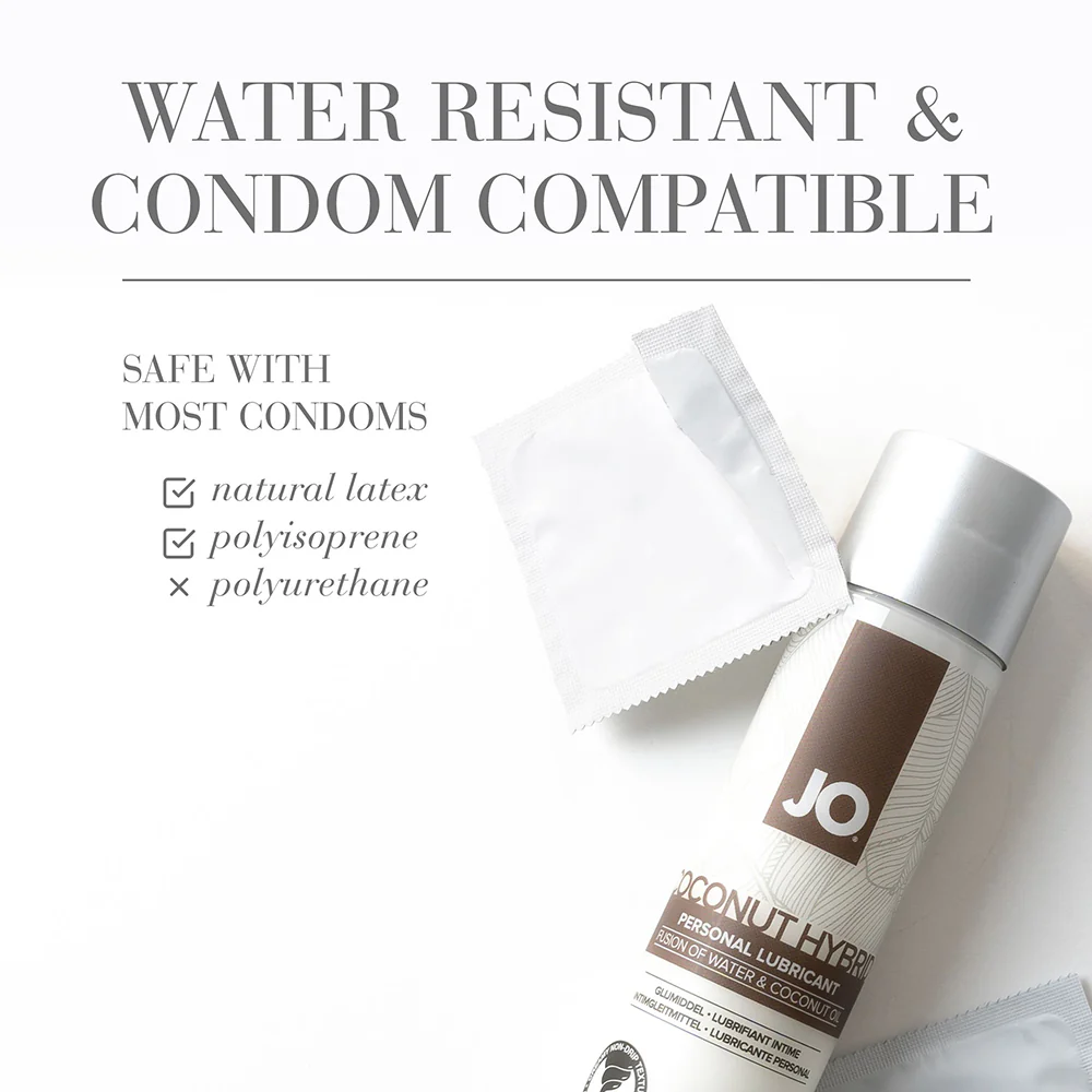 JO Coconut Hybrid Original Lubricant 4 oz. - Image 2