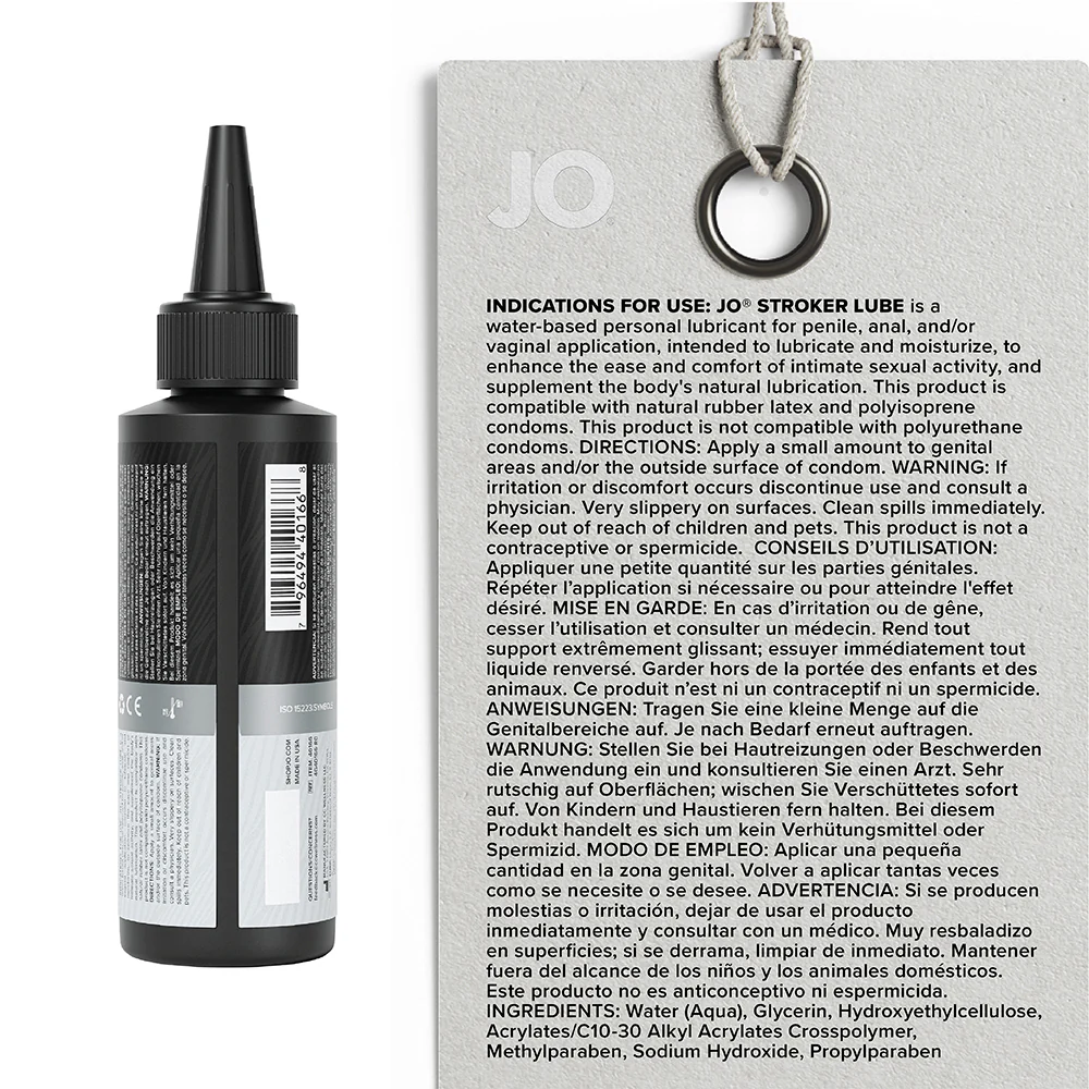 JO Stroker Lubricant 4 oz. - Image 3