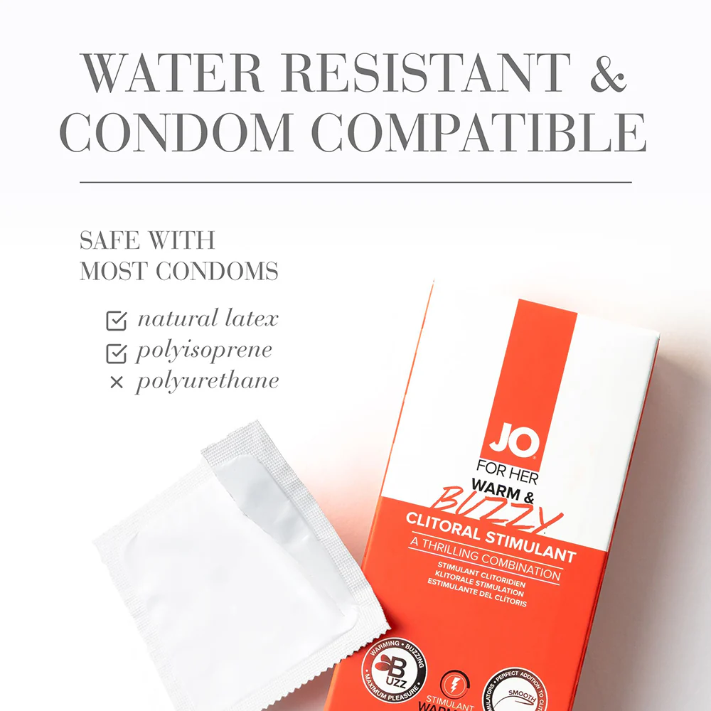 JO Warm & Buzzy Clitoral Stimulant 0.34 oz. - Image 3