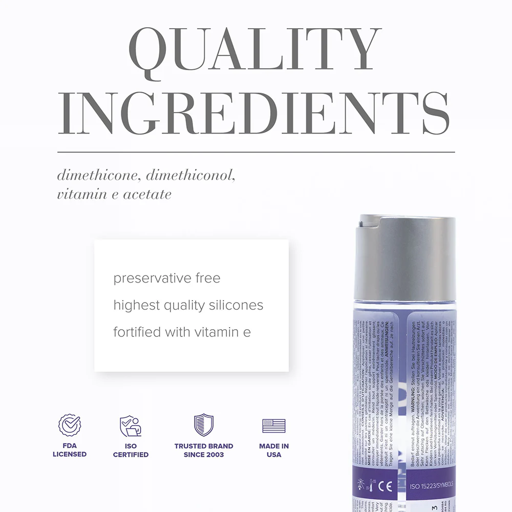 JO Xtra Silky Silicone Lubricant 4 oz. - Image 2