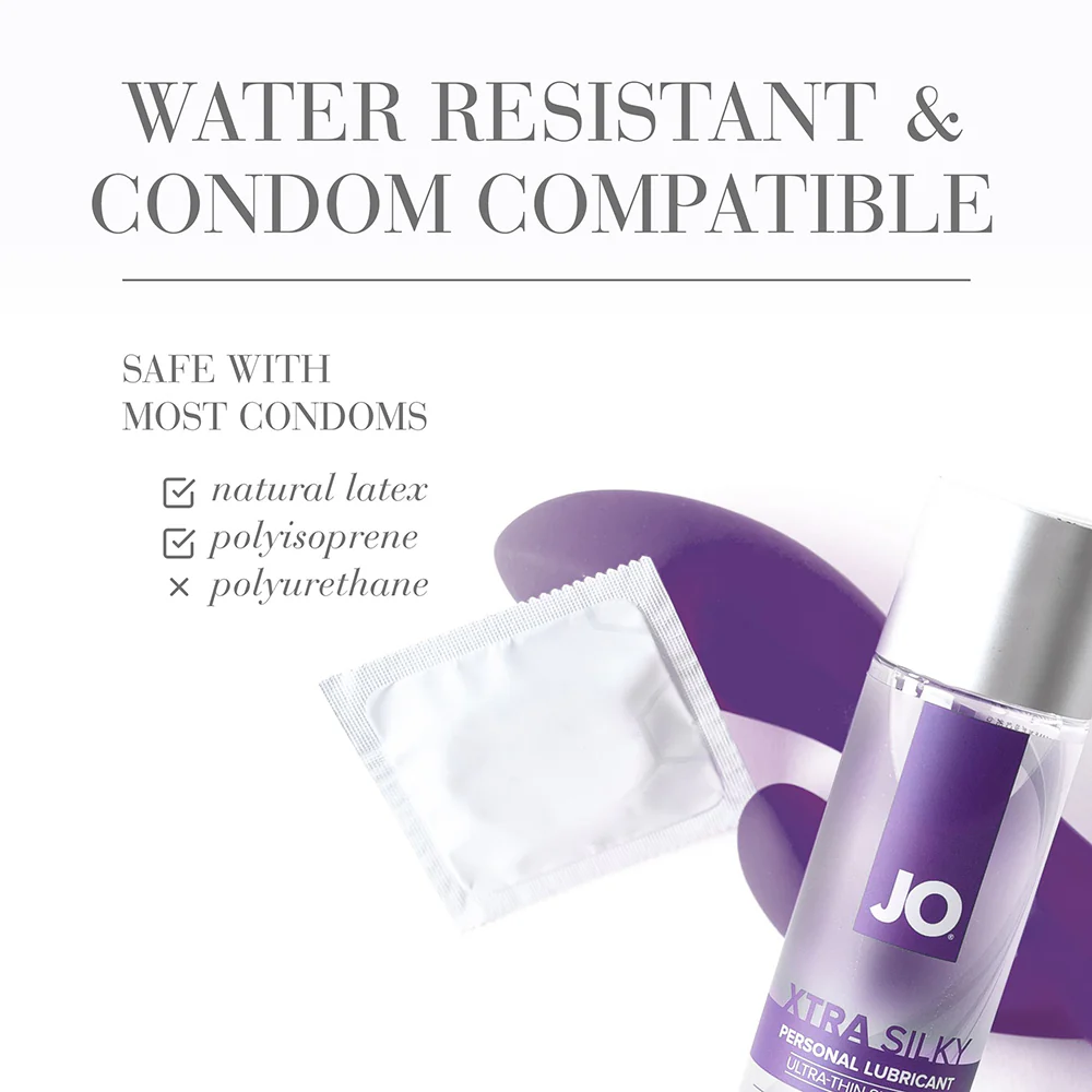 JO Xtra Silky Silicone Lubricant 4 oz. - Image 3