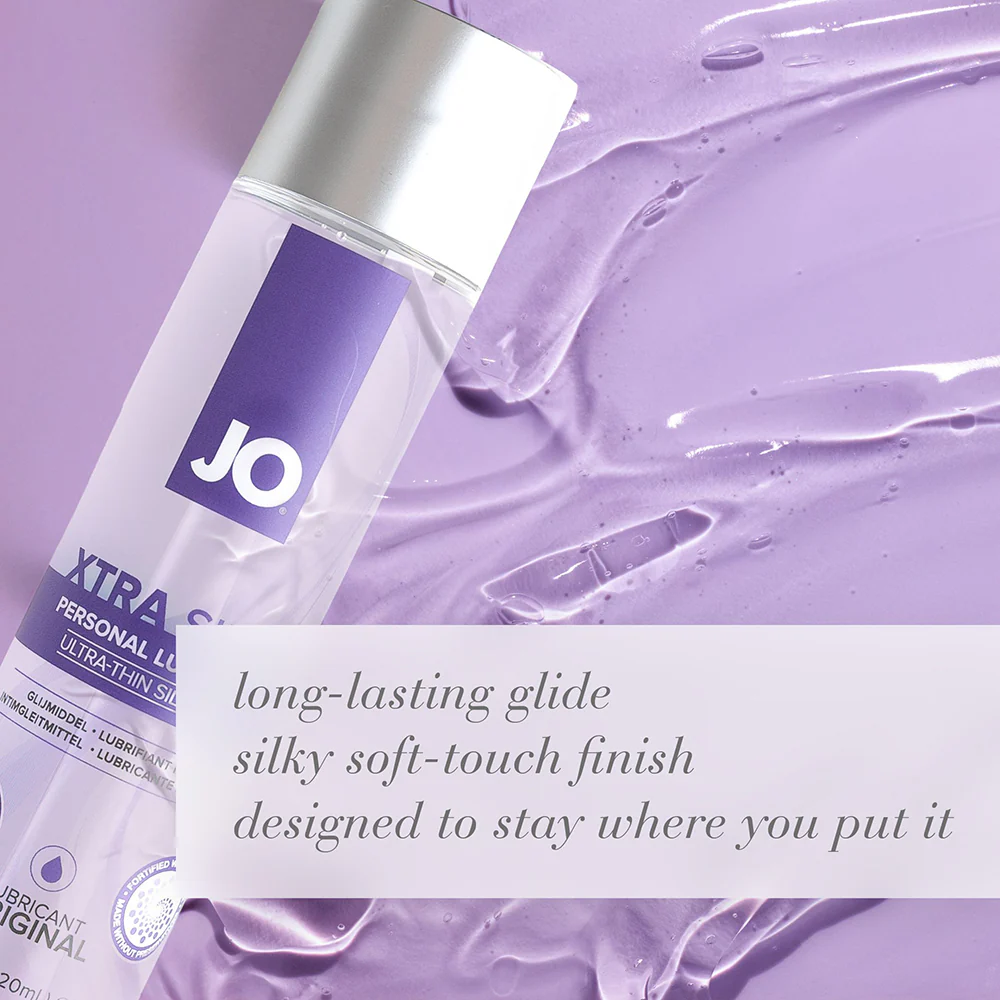JO Xtra Silky Silicone Lubricant 4 oz. - Image 4
