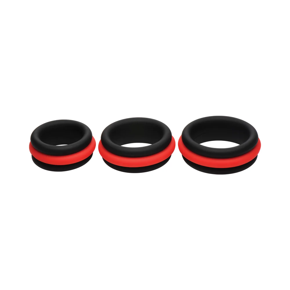 JOCK Enhancers Set of 3 - 2-in-1 Silicone C-Rings - Image 4